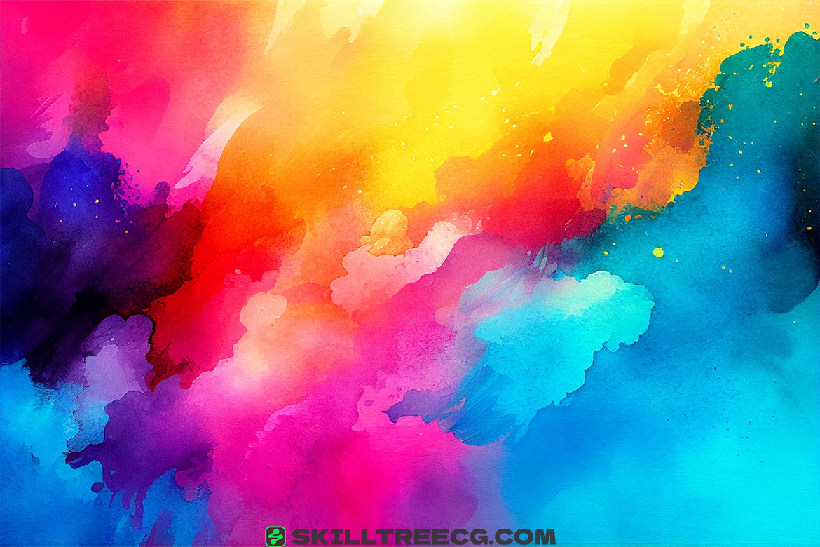 图片[2]-Colorful Watercolor Texture Backgrounds（836176）-技能树